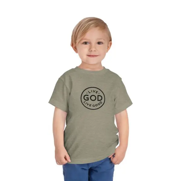 Toddler Short Sleeve Tee LIVE GOD LIVE GOOD TM - Image 6