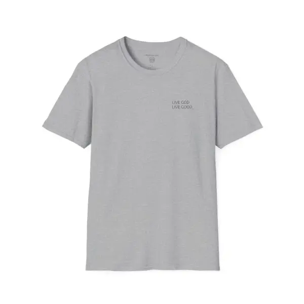 LIVE GOD LIVE GOOD Black Label Unisex Softstyle T-Shirt TM - Image 3