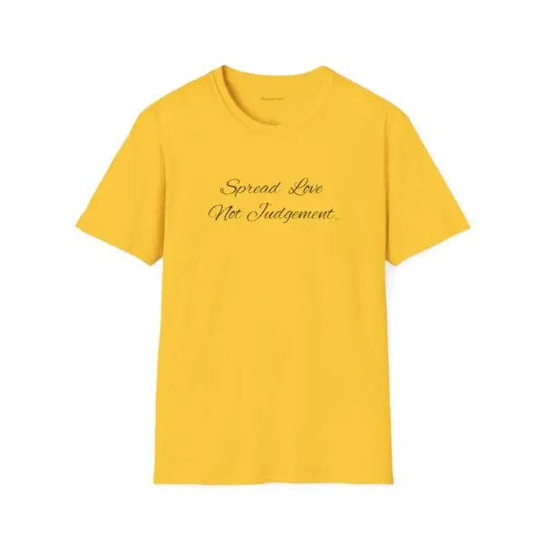 Spread Love Not Judgement Unisex Softstyle T-Shirt TM - Image 9