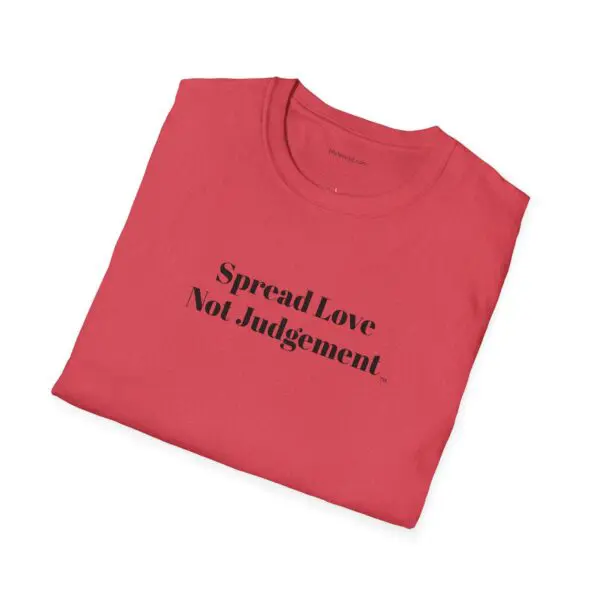Spread Love Not Judgement Unisex Softstyle T-Shirt TM - Image 14