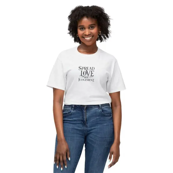 Spread Love Not Judgement Unisex HD Cotton T-shirt TM - Image 5