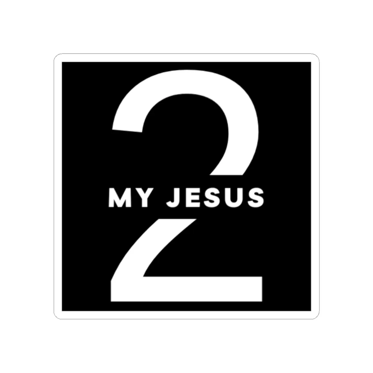 Kiss-Cut Stickers My Jesus 2 Logo TM - Image 4