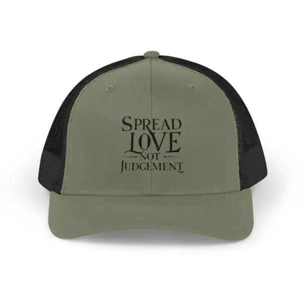 A Snapback Trucker Cap Spread Love Not Judgement TM - Image 25