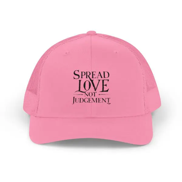 A Snapback Trucker Cap Spread Love Not Judgement TM - Image 43