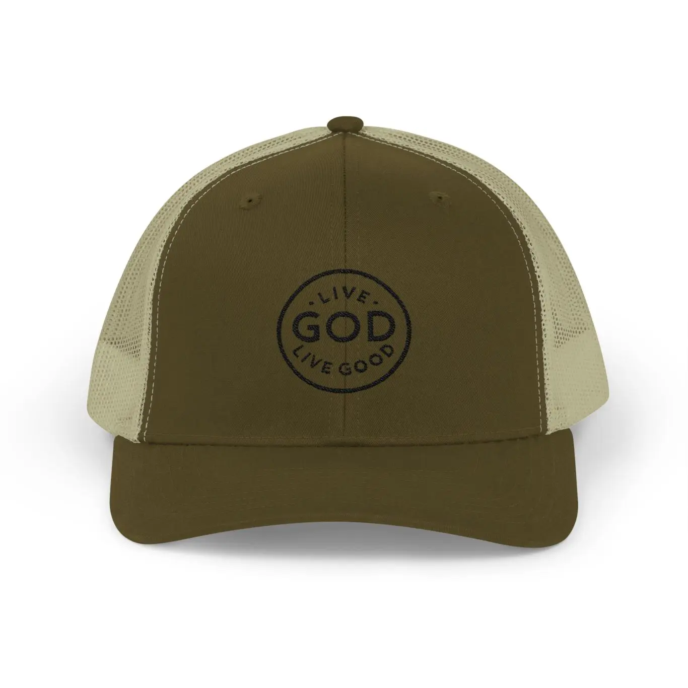 A Snapback Trucker Cap LIVE GOD LIVE GOOD TM - Image 37