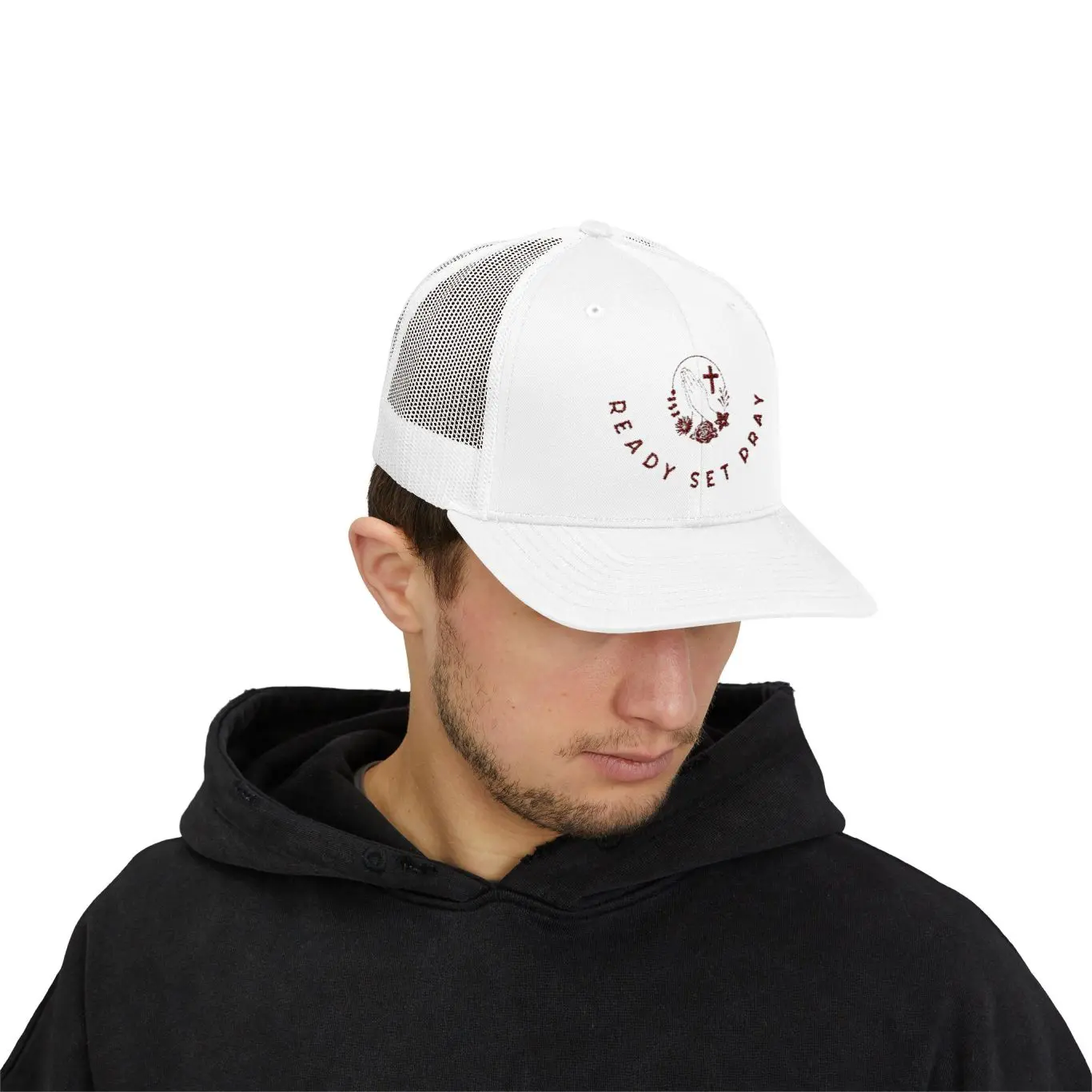 A Snapback Trucker Cap READY SET PRAY TM - Image 6
