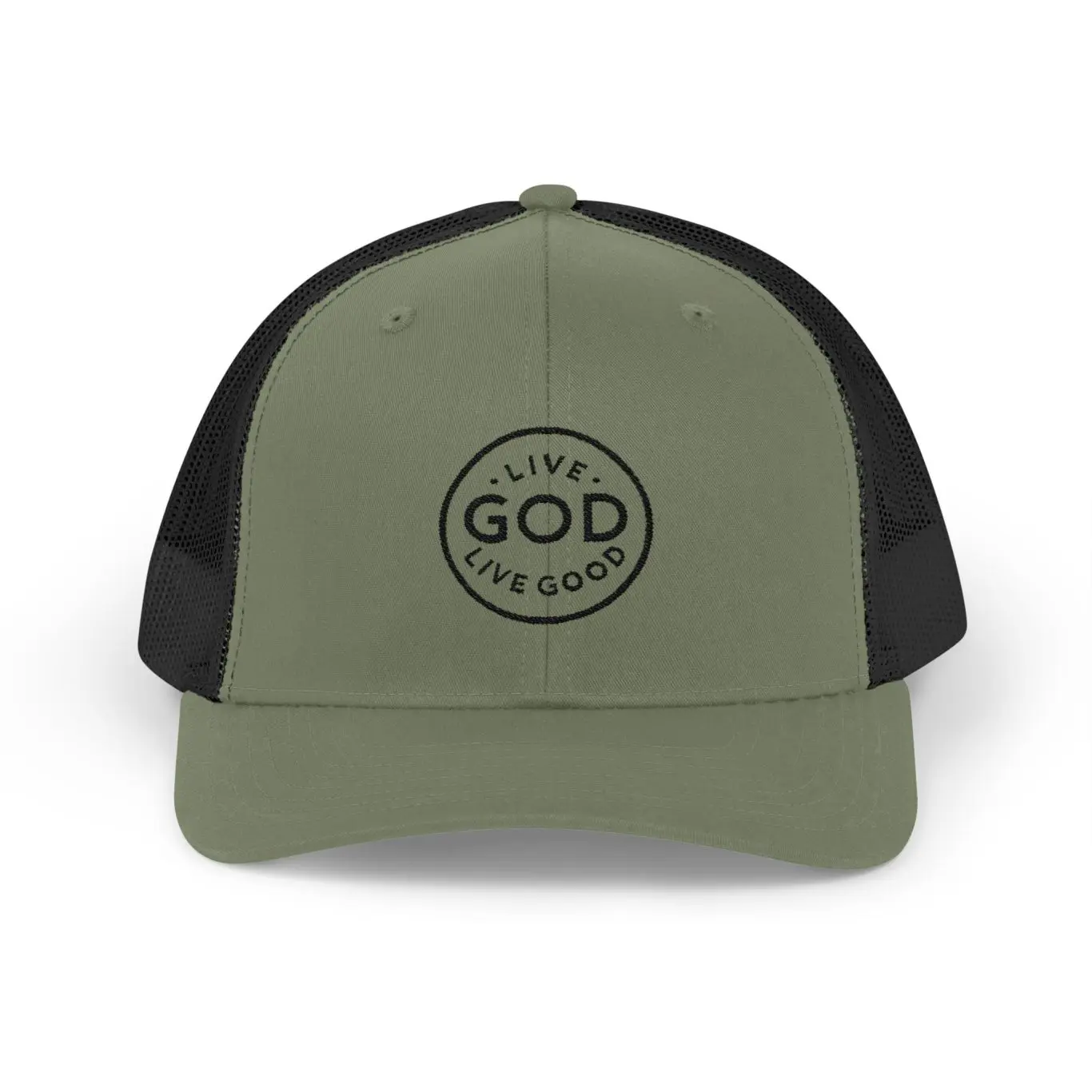 A Snapback Trucker Cap LIVE GOD LIVE GOOD TM - Image 25