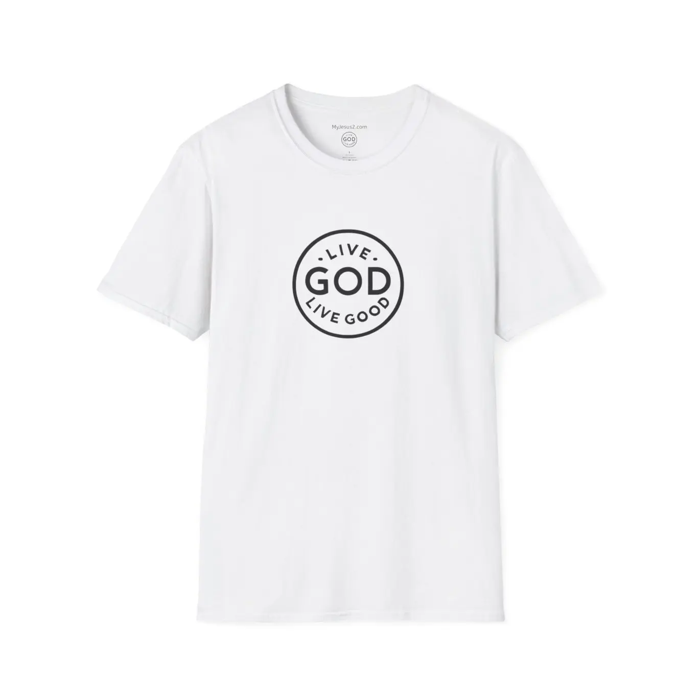 LIVE GOD LIVE GOOD Unisex Softstyle T-Shirt TM - Image 3