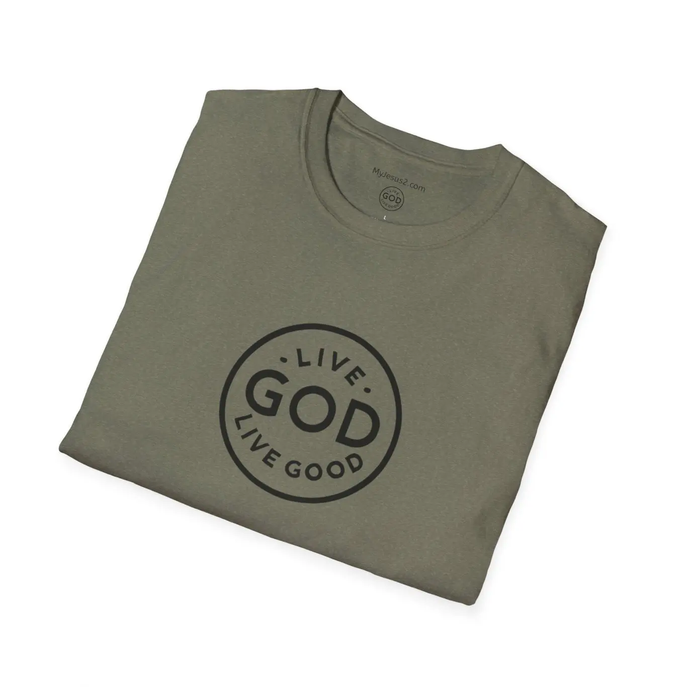 LIVE GOD LIVE GOOD Unisex Softstyle T-Shirt TM - Image 12