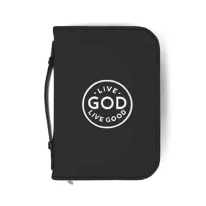 The Bible Cover LIVE GOD LIVE GOOD TM
