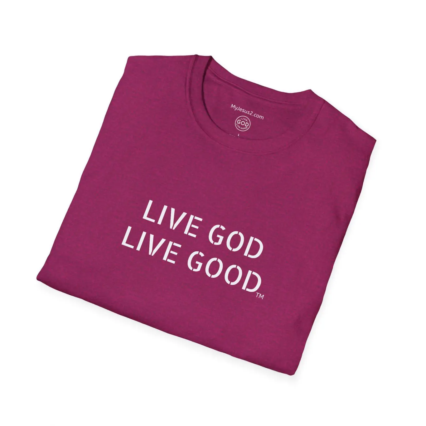 LIVE GOD LIVE GOOD Unisex Softstyle T-Shirt TM - Image 10