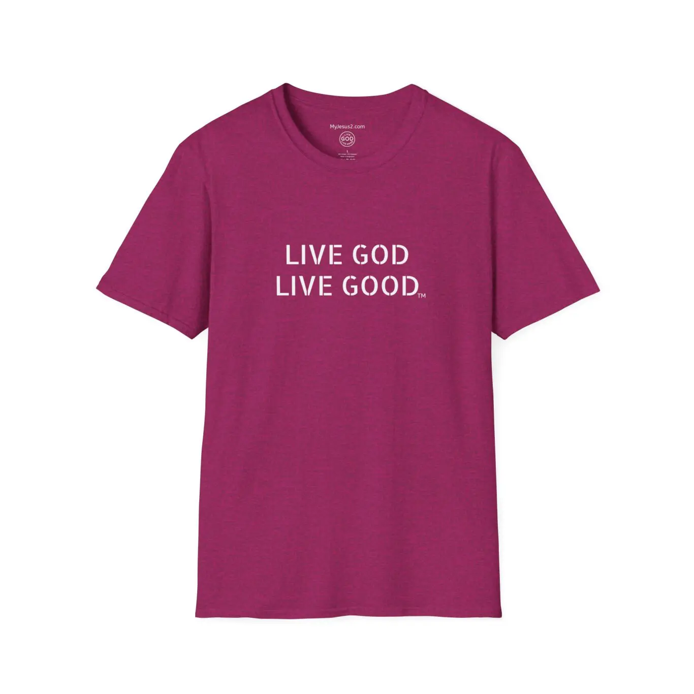 LIVE GOD LIVE GOOD Unisex Softstyle T-Shirt TM - Image 9