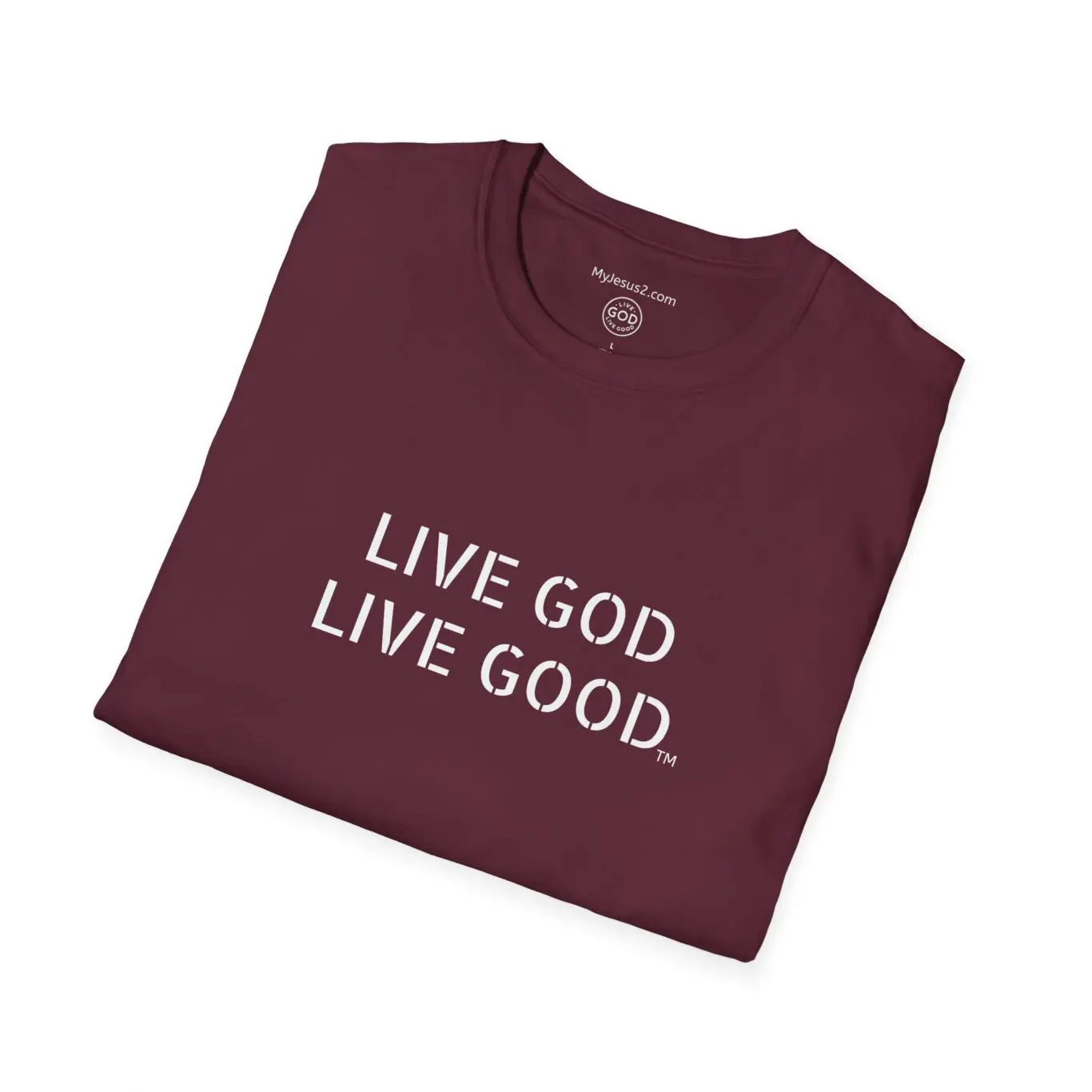 LIVE GOD LIVE GOOD Unisex Softstyle T-Shirt TM - Image 4