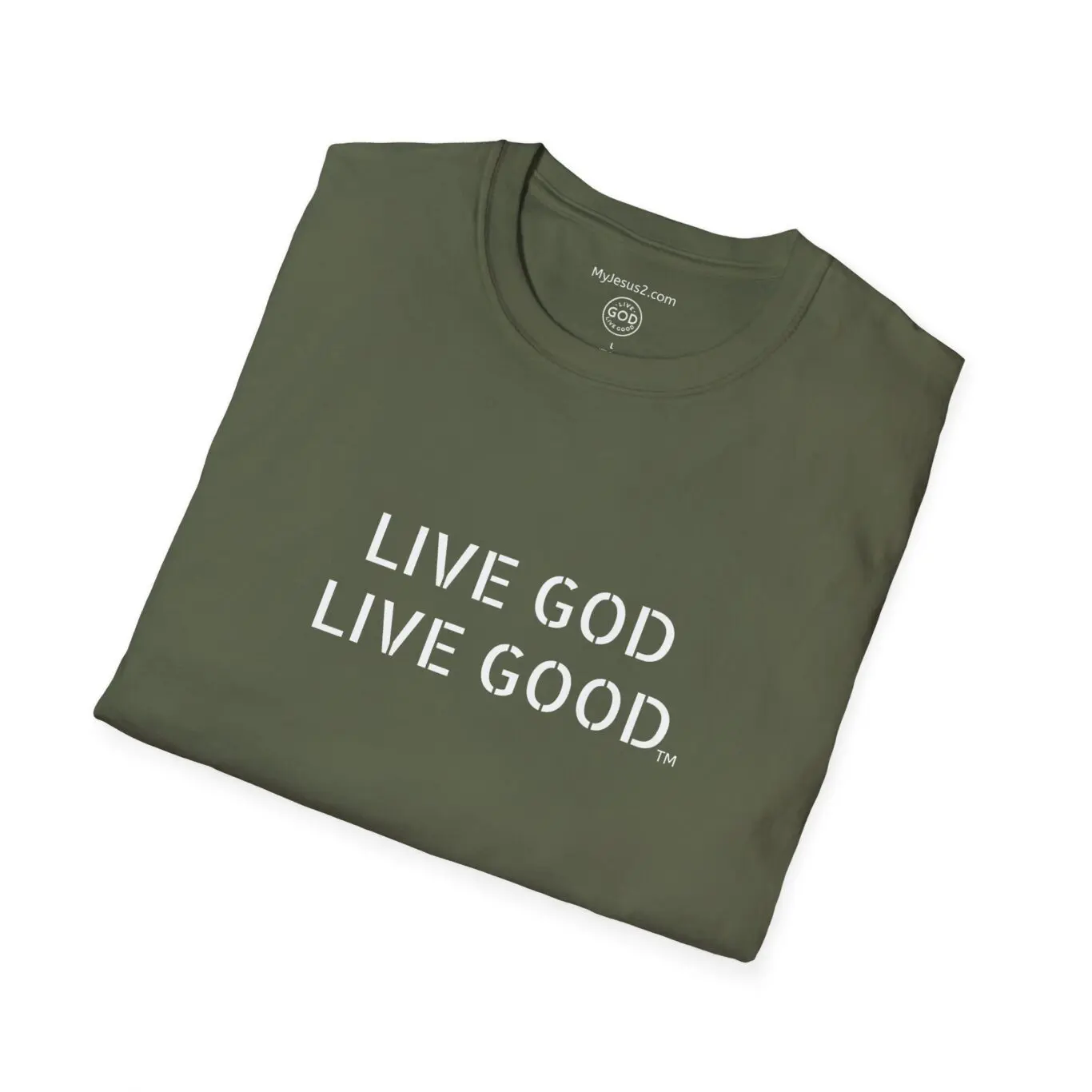 LIVE GOD LIVE GOOD Unisex Softstyle T-Shirt TM - Image 2
