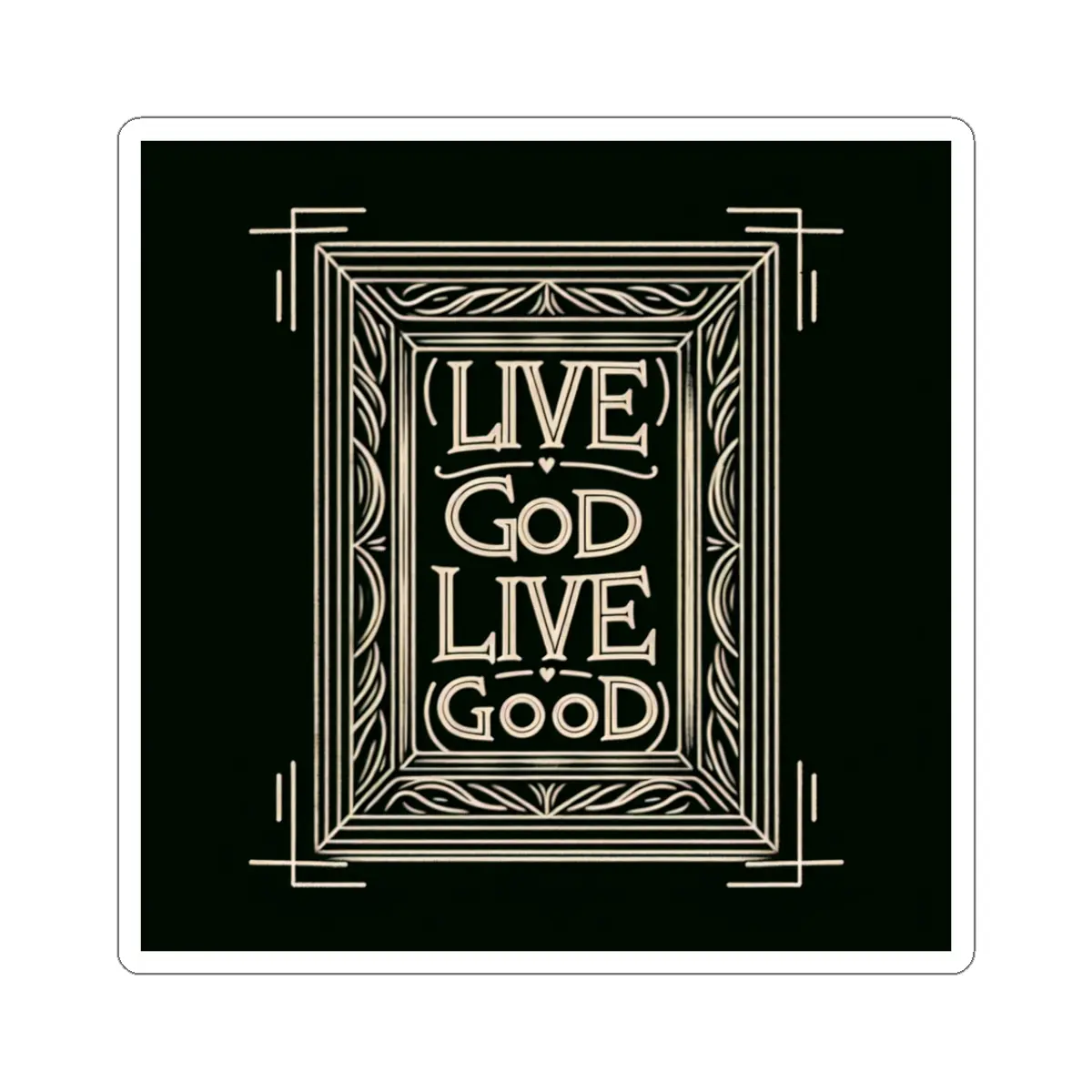 LIVE GOD LIVE GOOD Kiss-Cut Stickers TM - Image 10
