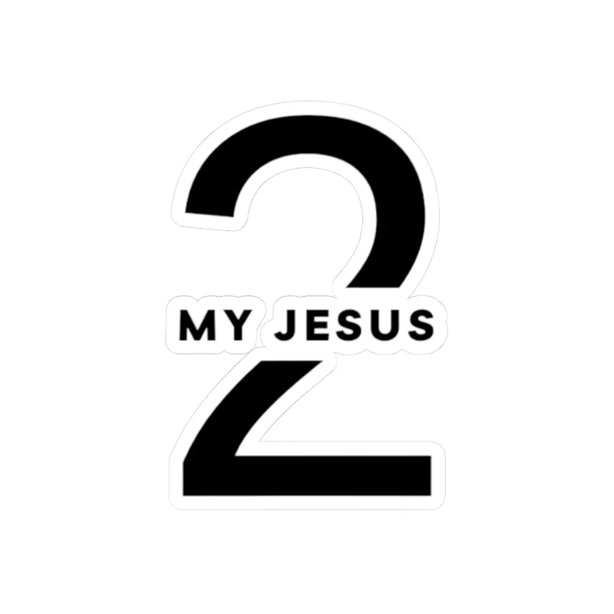 Kiss-Cut Stickers My Jesus 2 Logo TM - Image 16
