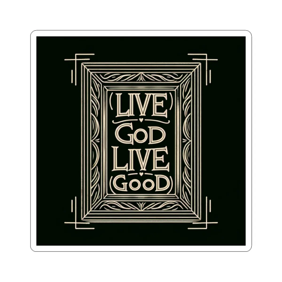LIVE GOD LIVE GOOD Kiss-Cut Stickers TM - Image 16