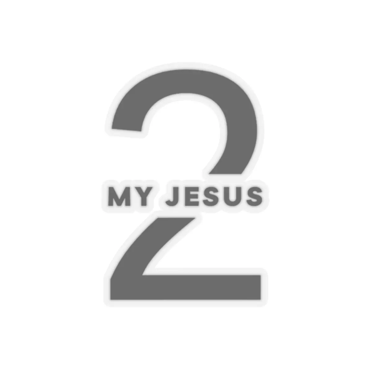 Kiss-Cut Stickers My Jesus 2 Logo TM - Image 13