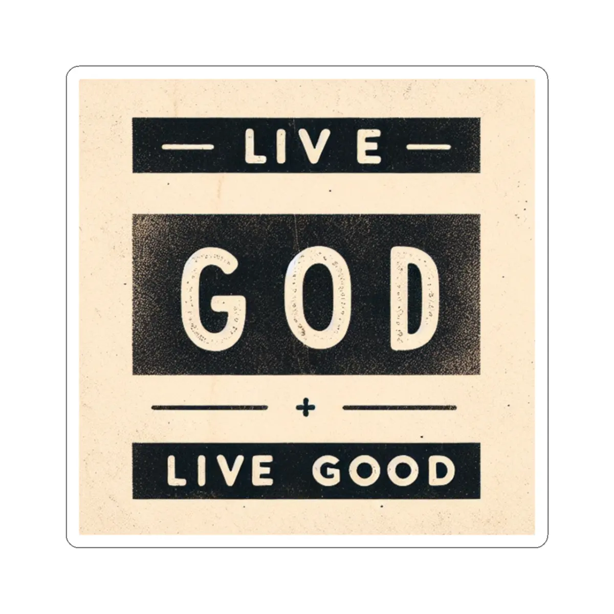 LIVE GOD LIVE GOOD Kiss-Cut Stickers TM - Image 10