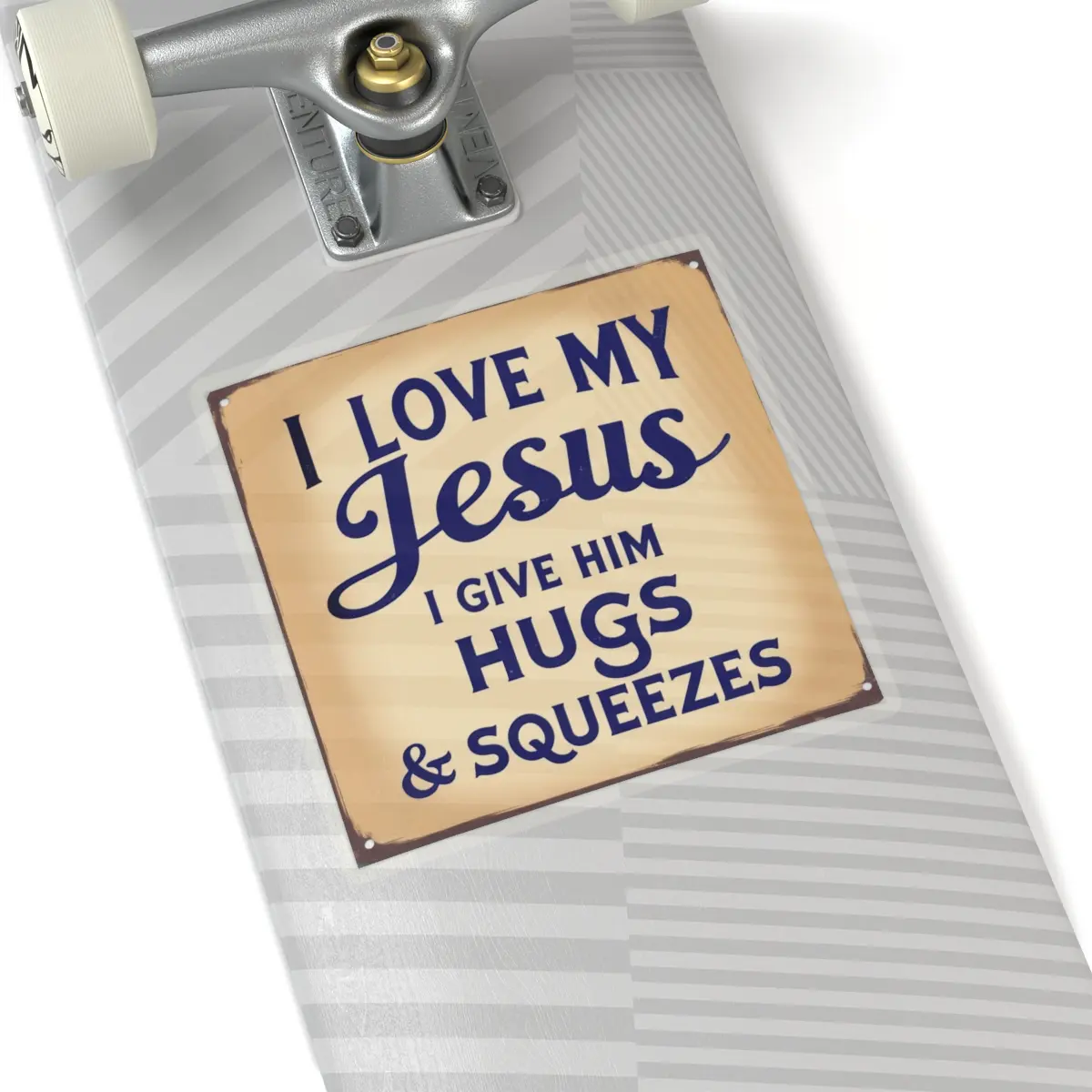 I Love My Jesus I Give Him Hugs & Squeezes Kiss-Cut Stickers TM - Image 20