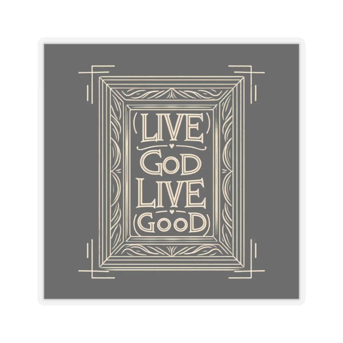 LIVE GOD LIVE GOOD Kiss-Cut Stickers TM - Image 7