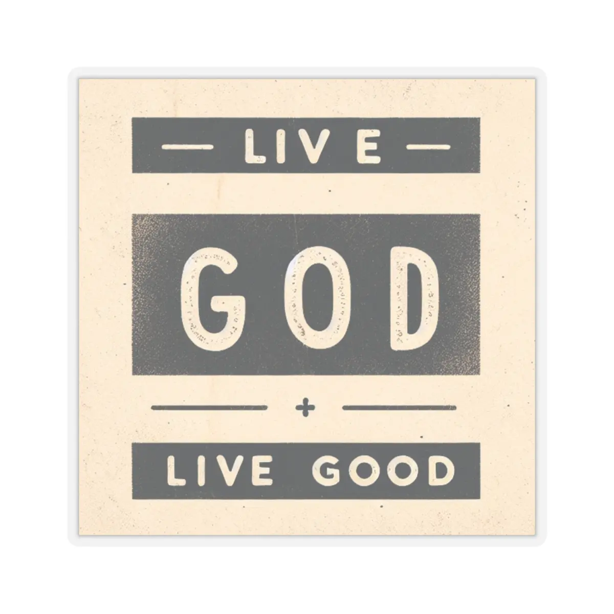 LIVE GOD LIVE GOOD Kiss-Cut Stickers TM - Image 13