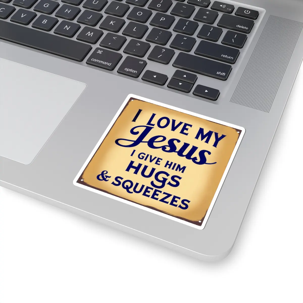 I Love My Jesus I Give Him Hugs & Squeezes Kiss-Cut Stickers TM - Image 11