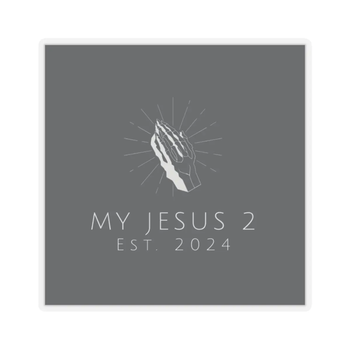 My Jesus 2 Kiss-Cut Stickers TM - Image 4