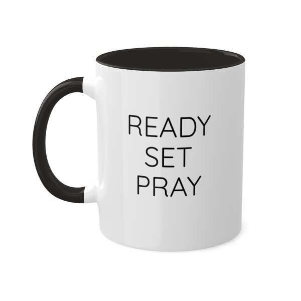 Colorful Mugs, 11oz READY SET PRAY TM