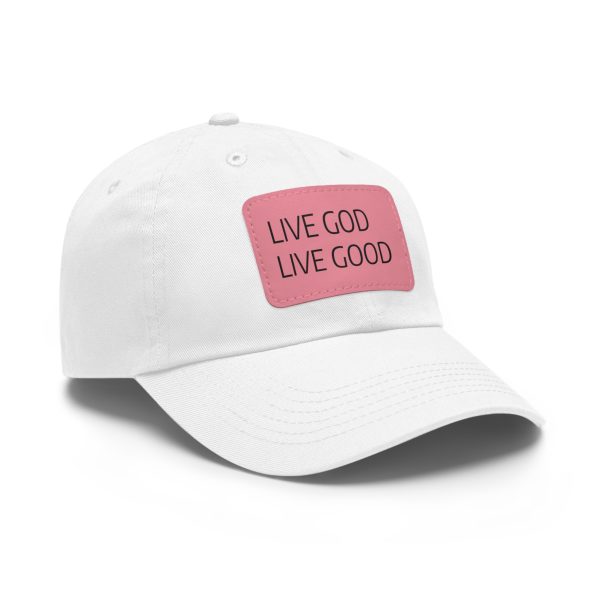 Hat with Leather Patch (Rectangle) LIVE GOD LIVE GOOD TM - Image 16