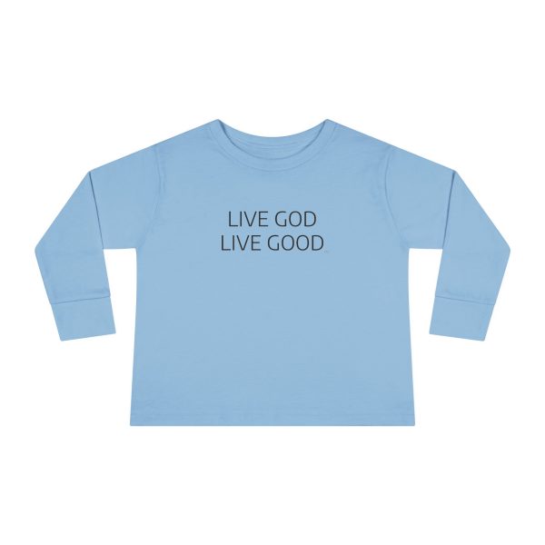 LIVE GOD LIVE GOOD Toddler Long Sleeve Tee TM