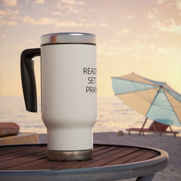 Cup Stainless Steel Travel Mug with Handle, 14oz READY SET PRAY TM - Image 7