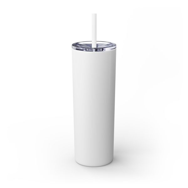 Cup Skinny Tumbler with Straw, 20oz LIVE GOD LIVE GOOD TM - Image 120