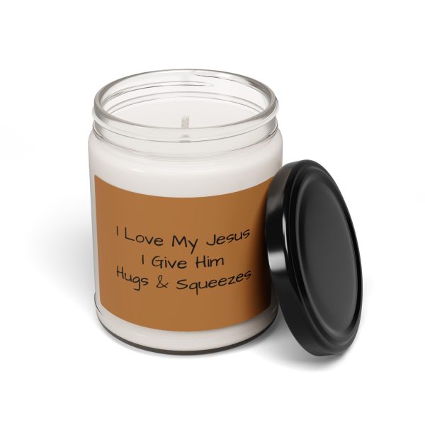 Scented Soy Candle, 9oz I Love My Jesus I Give Him Hugs & Squeezes TM - Image 14