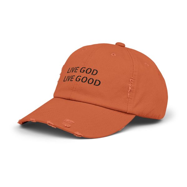 Hat Distressed LIVE GOD LIVE GOOD TM - Image 18