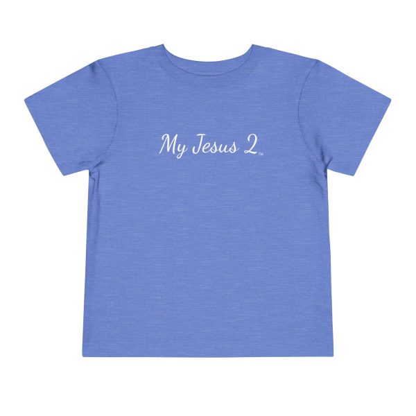 My Jesus 2 Toddler Short Sleeve Tee White Letters TM - Image 17