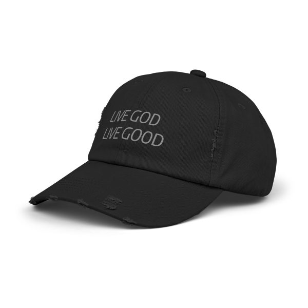 Hat Distressed LIVE GOD LIVE GOOD TM - Image 10