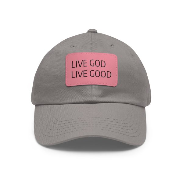 Hat with Leather Patch (Rectangle) LIVE GOD LIVE GOOD TM - Image 92