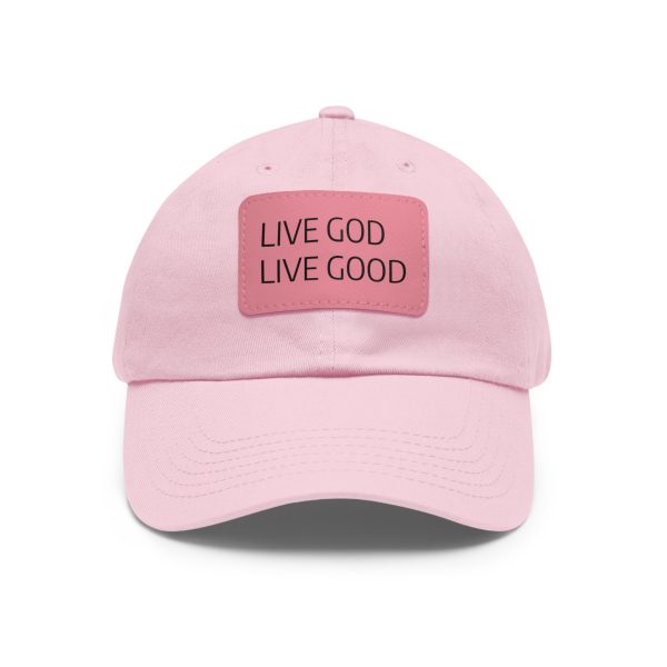 Hat with Leather Patch (Rectangle) LIVE GOD LIVE GOOD TM - Image 64