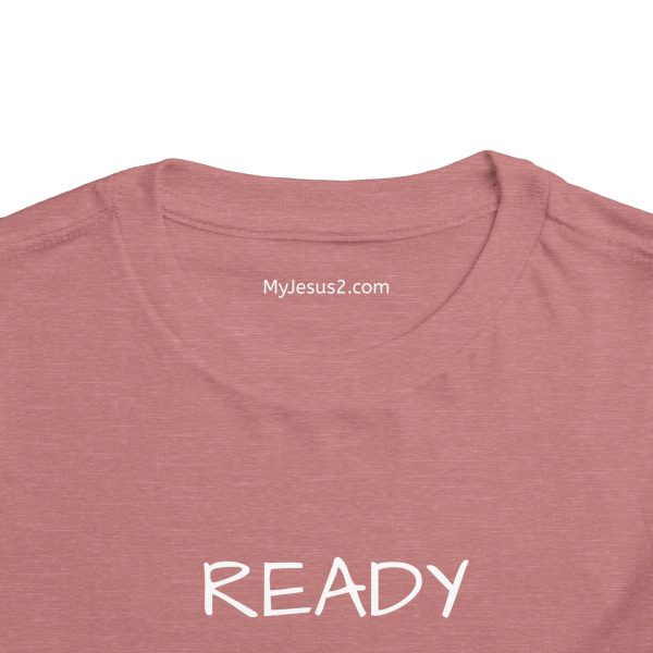 READY SET PRAY Toddler Short Sleeve Tee White Letters TM - Image 8