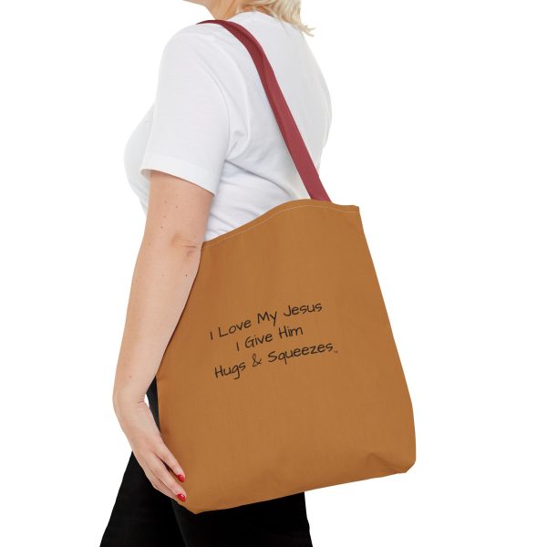 My Tote Bag (AOP) I Love My Jesus I Give Him Hugs & Squeezes TM - Image 20