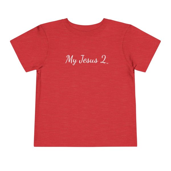 My Jesus 2 Toddler Short Sleeve Tee White Letters TM - Image 29