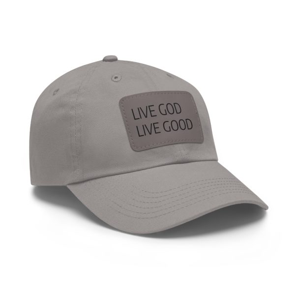 Hat with Leather Patch (Rectangle) LIVE GOD LIVE GOOD TM - Image 79