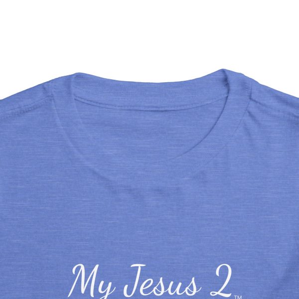 My Jesus 2 Toddler Short Sleeve Tee White Letters TM - Image 20