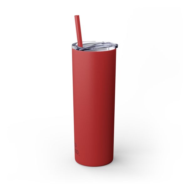 Cup Skinny Tumbler with Straw, 20oz LIVE GOD LIVE GOOD TM - Image 94