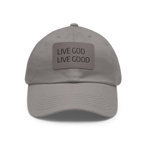 Hat with Leather Patch (Rectangle) LIVE GOD LIVE GOOD TM - Image 78