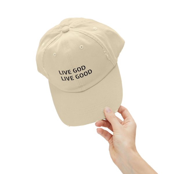 Hat Distressed LIVE GOD LIVE GOOD TM - Image 16