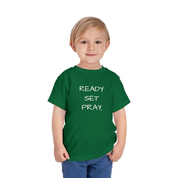 READY SET PRAY Toddler Short Sleeve Tee White Letters TM - Image 19