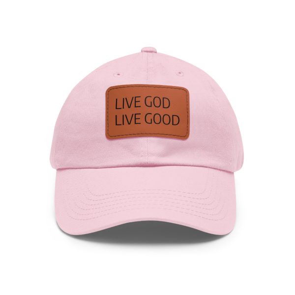 Hat with Leather Patch (Rectangle) LIVE GOD LIVE GOOD TM - Image 57