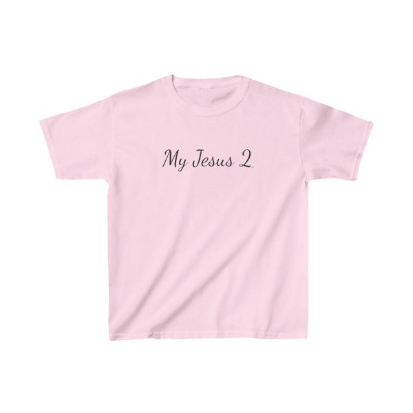 My Jesus 2 Kids Heavy Cotton Tee Black Letters TM - Image 13